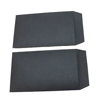 Custom High Quality Silver Stamping Envelope with Logo Printing Black Paper Business Envelope